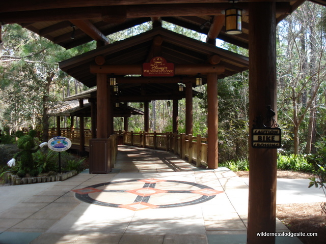 Path To Bus Stops and Villas